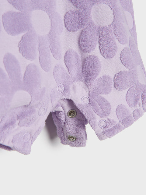 Sinsay Baby Girl's Purple Floral Romper | Sinsay In Lebanon