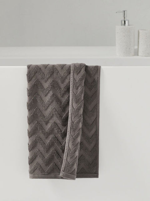 Sinsay Dark Gray Cotton Towel 50x100cm | Sinsay In Lebanon
