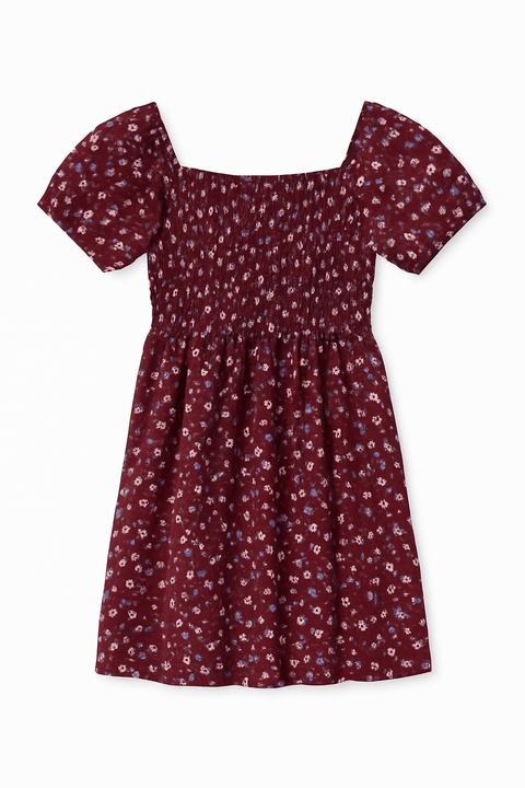 Cat & Jack Girl's Light Maroon Floral Dress | Cat & Jack In Lebanon
