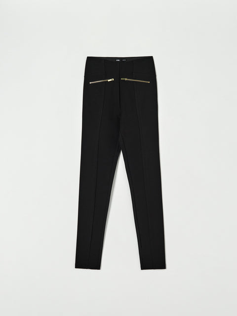 Sinsay Women's Black Fabric Pants   | Sinsay in Lebanon