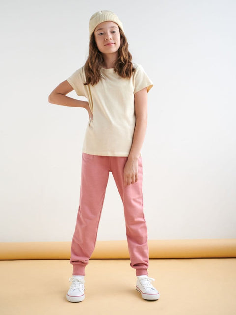 Sinsay Girl's Pink Elastic Waistband Sweatpants | Sinsay In Lebanon