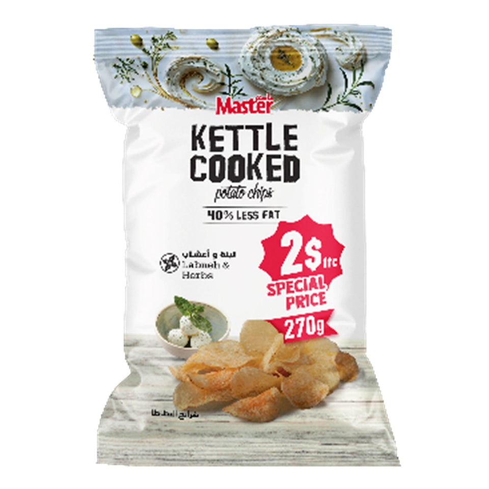 Master Kettle Cooked Labneh & Herbs 270g | Master In Lebanon