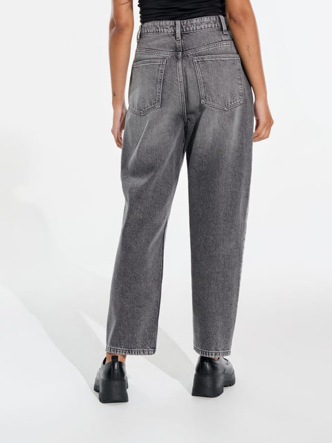 Sinsay Women's Dark Gray High Waist Jeans | Sinsay In Lebanon