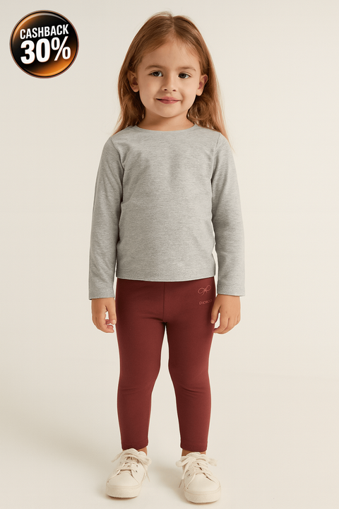 Boboli Girl's Plum Legging| Boboli in Lebanon