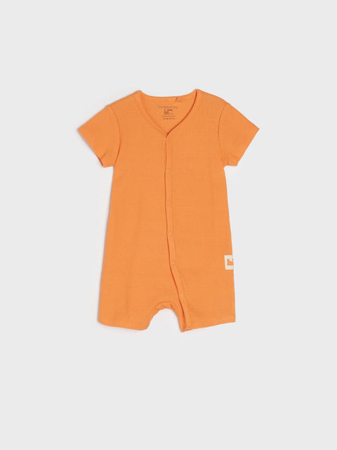 Sinsay Fox & Bunny Baby Boy's Orange Romper | Sinsay In Lebanon