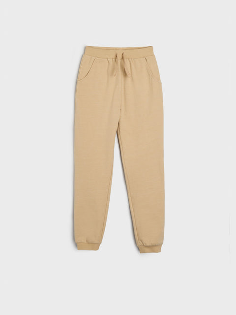 Sinsay Girl's Beige Sweatpants With Two Pockets | Sinsay In Lebanon