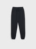 Black sweatpants on a white background