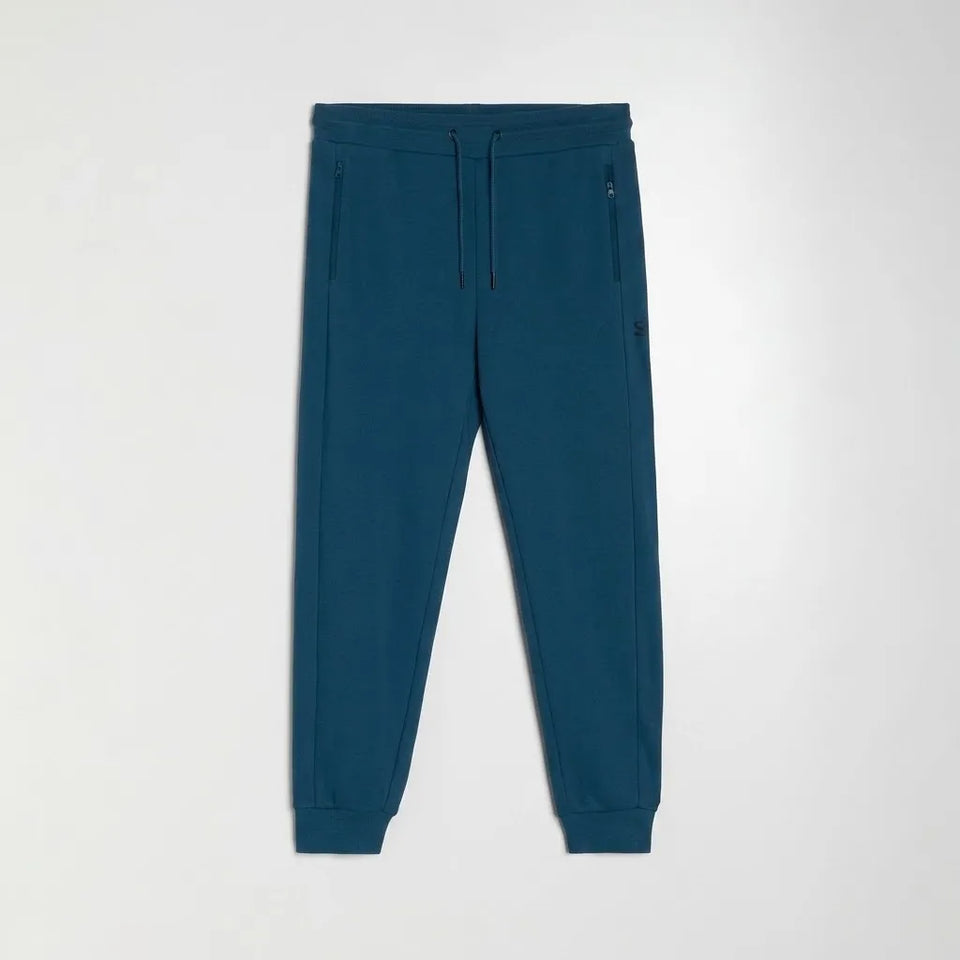 Sinsay Men's Petrol Zippered Side Pockets Sweatpants