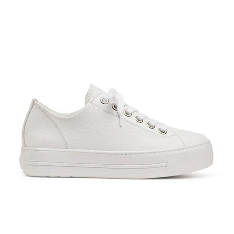 Paul Green Women's White Bixby Sneaker | Paul Green In Lebanon