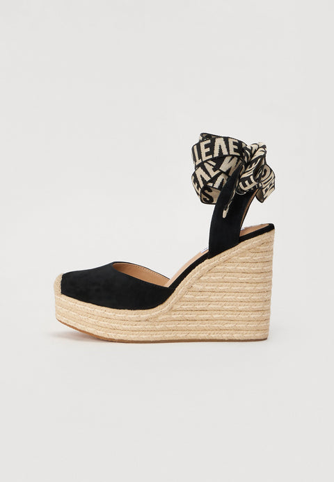 Steve Madden Women's Black Suede Dafina-SM Sandals | Steve Madden In Lebanon