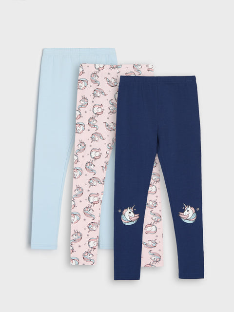 Sinsay Baby Girl's Multicolor Leggings 3-pack | Sinsay In Lebanon