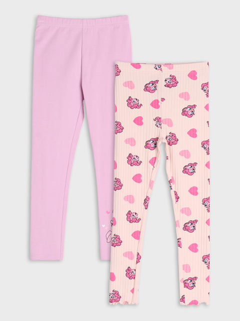 Sinsay Girl's Purple /Pink My Little Pony 2 pack Leggings  | Sinsay in Lebanon