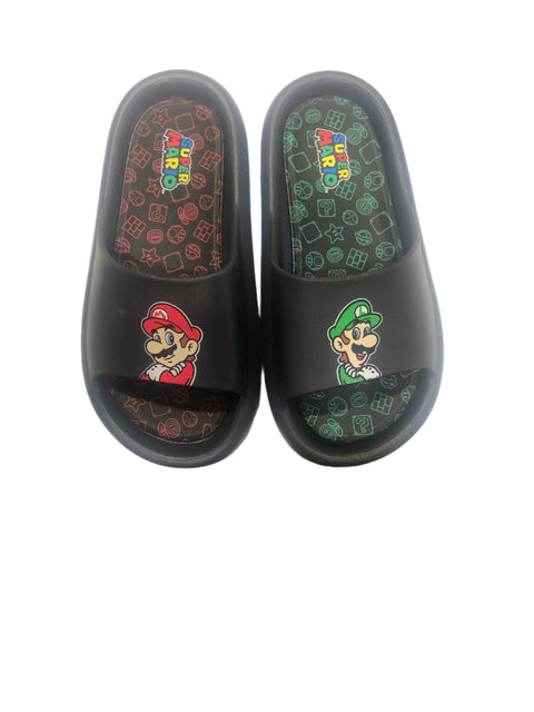 Ground Up Boy's Black Nintendo Mario Comfort Slippers| Ground Up in Lebanon