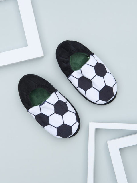 Sinsay Baby Boy's Black & White Football Print Panduf | Sinsay in Lebanon