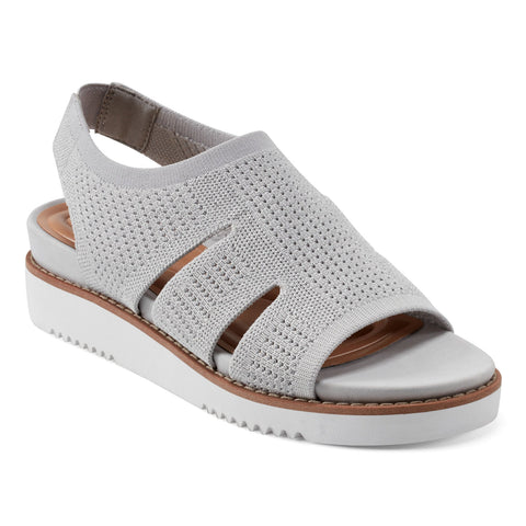 Easy Spirit Women's Light Gray Light Weight Knit Sandals | Easy Spirit In Lebanon
