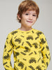 Sinsay Boy's Yellow Long Sleeve Printed T-Shirt | Sinsay In Lebanon
