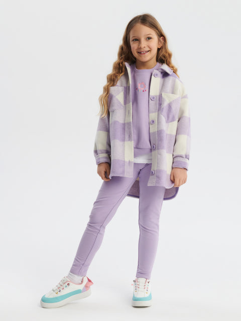 Sinsay Girl's Lavender Leggings | Sinsay In Lebanon