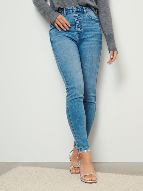 Sinsay Women's Blue Denim Skinny Jeans | Sinsay in Lebanon