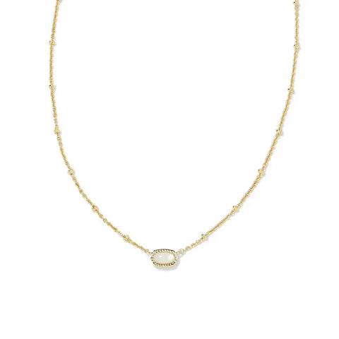 Kendra Scott Women's Gold-Tone Mini Elisa Pendant Necklace | Kendra Scott In Lebanon