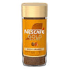 Nescafe Gold Blend Rich Caramel instant coffee jar on a white background