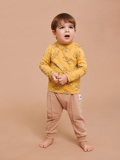Sinsay Fox & Bunny Baby Boy's Tan Sweatpants | Sinsay In Lebanon