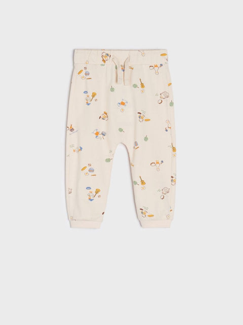 Sinsay Baby Boy's Peach Printed Sweatpant |Sinsay In Lebanon