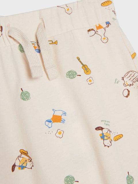 Sinsay Baby Boy's Peach Printed Sweatpant |Sinsay In Lebanon