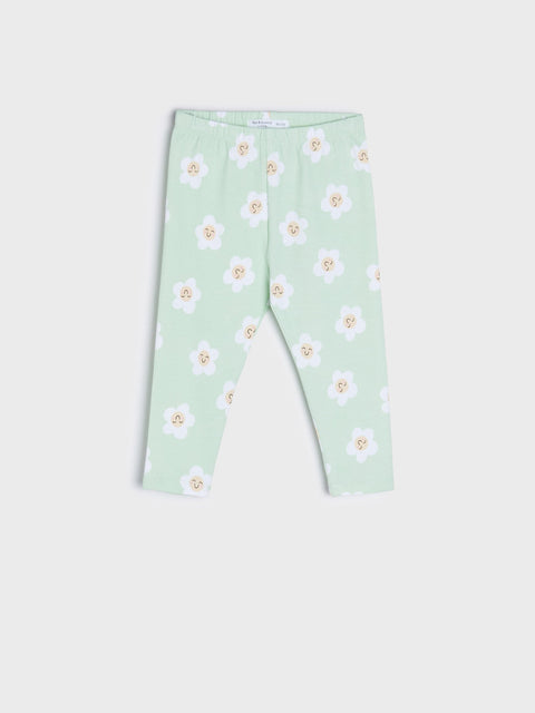 Sinsay Fox & Bunny Baby Girl's Multicolor Flower Printed Set Of 2pcs Leggings | Sinsay In Lebanon