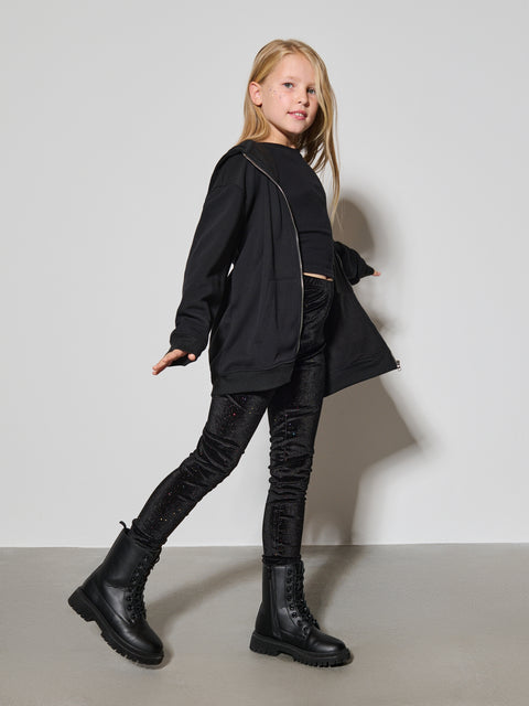 Sinsay Girl's Black Leggings With Glitters | Sinsay In Lebanon