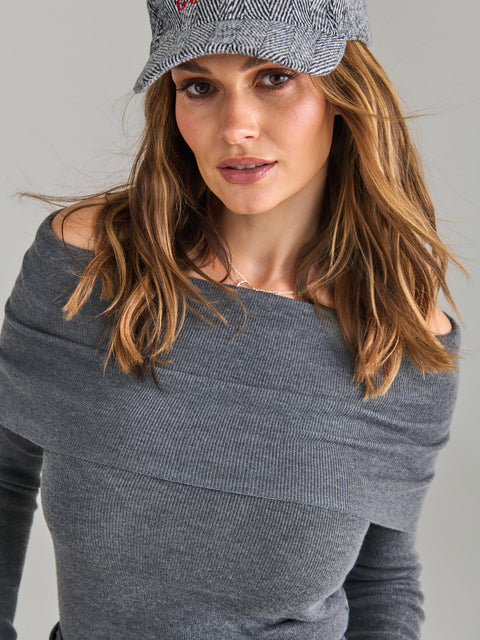Sinsay Women's Grey Slim Fit Blouse   | Sinsay in Lebanon