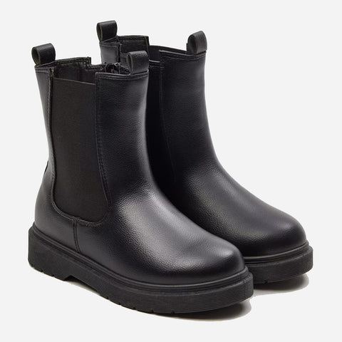 Reserved Women's Black Leather Ankled Boots |Reserved In Lebanon