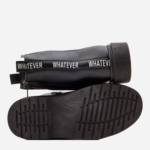 Reserved Women's Black Leather Ankled Boots |Reserved In Lebanon