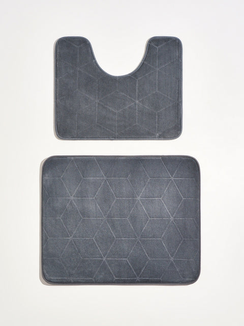 Sinsay Dark Gray Bathroom Rug 2 Pack | Sinsay In Lebanon