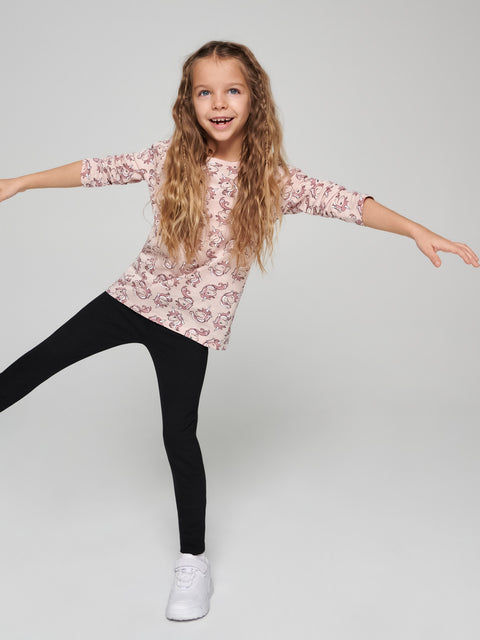 Sinsay Baby Girl's Pastel Pink Printed Long Sleeve Blouse | Sinsay In Lebanon