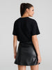 Sinsay Women Black Leather Imitation Mini Skirt | Sinsay in Lebanon