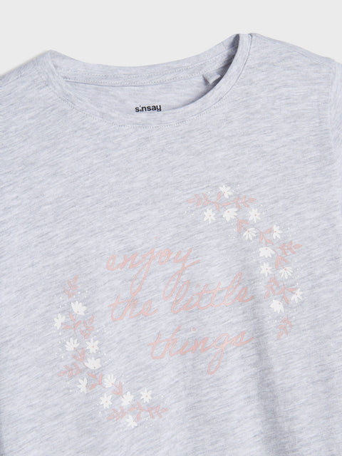 Sinsay Girl's Light Grey/Dusty Rose Long Sleeve Blouse 2-pack | Sinsay In Lebanon