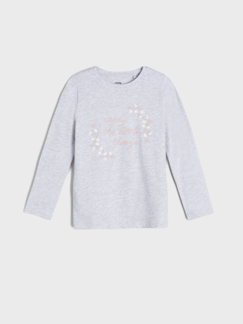 Sinsay Girl's Light Grey/Dusty Rose Long Sleeve Blouse 2-pack | Sinsay In Lebanon