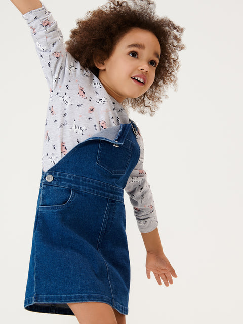 Sinsay Baby Girl's Light Grey/Dusty Rose Long Sleeve Blouse 2-pack | Sinsay In Lebanon