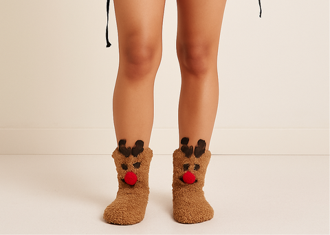Forever 21 Women's Red & Brown 2 Pairs Crew Socks | Forever 21 In Lebanon