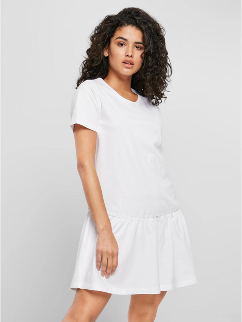 Urban Classics  Women's White  Valance Tee Dress TB4104 FE126(shr)