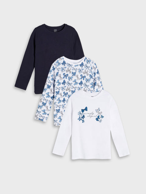 Sinsay Girl's White Long Sleeve Blouses 3 Pack | Sinsay In Lebanon