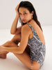 Sinsay Women's Black & White One Piece Swimsuit | Sinsay In Lebanon