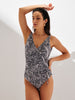 Sinsay Women's Black & White One Piece Swimsuit | Sinsay In Lebanon