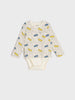 Sinsay Boy's Bodysuit Off White AYA