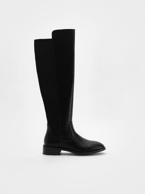 Reserved Women's Black Knee High Boot |Reserved In Lebanon