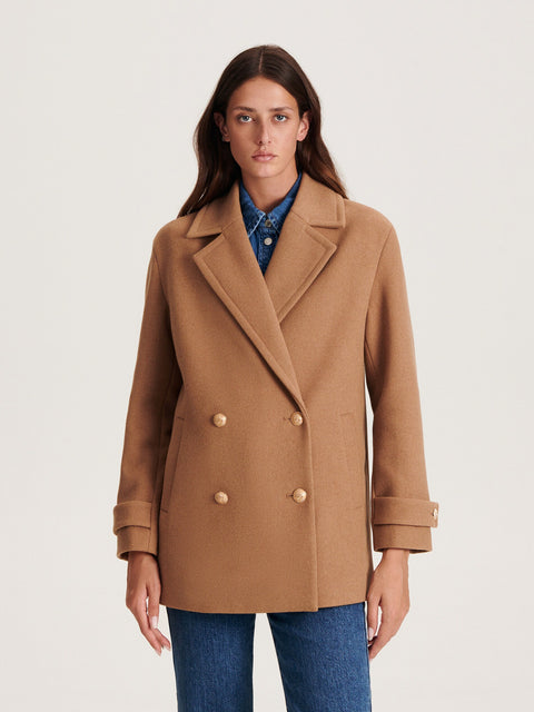 Reserved Women's Wheat Wool Rich Jacket | Reserved In Lebanon