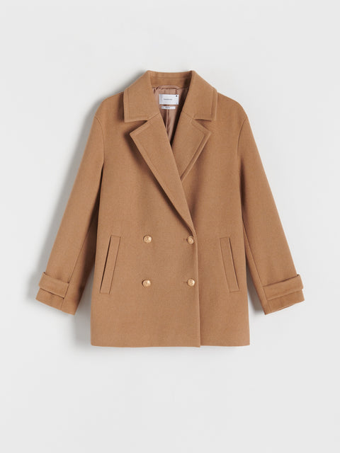 Reserved Women's Wheat Wool Rich Jacket | Reserved In Lebanon