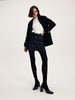 Reserved Women's Black Wool Rich Coat | Reserved In Lebanon