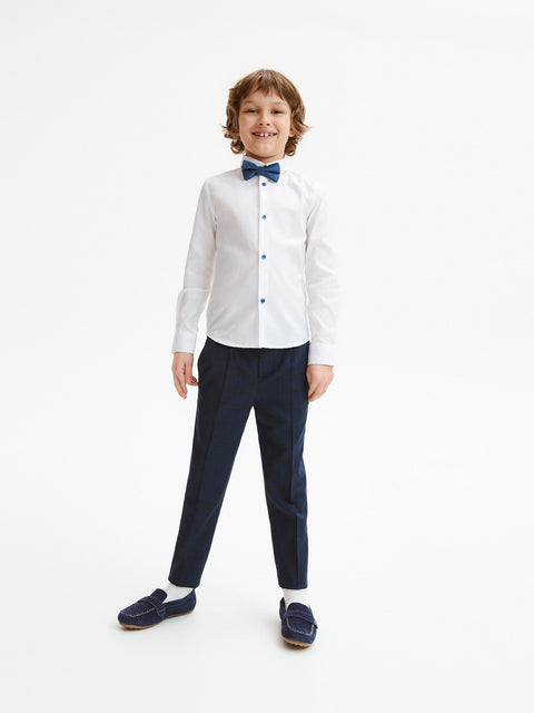 Reserved Boy's Navy Elegant Slim Trousers | Reserved In Lebanon