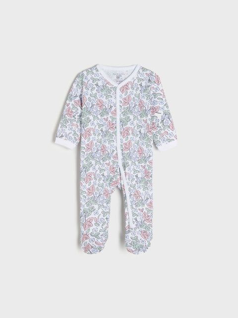 Sinsay Baby Girl's White/Light Blue V-Neck Cotton Overalls 2-Pack | Sinsay In Lebanon